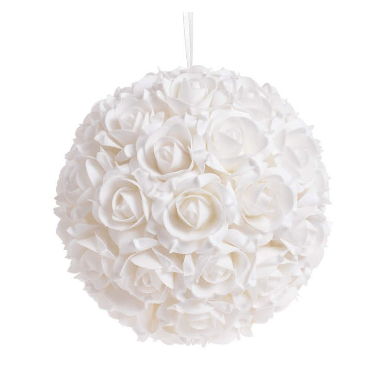 Kula z róż piankowych 28 cm -zawieszka