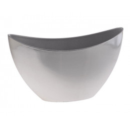 Donica dekoracyjna jak aluminiowa 24 cm