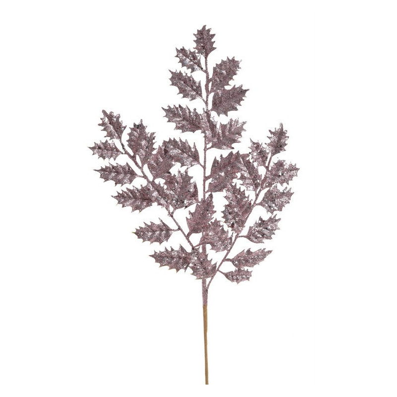 Ostrokrzew gałązka brokacona..75 cm - element dekoracyjny