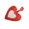 Serce zawieszka z filcu 2szt-paczka 9,5cm