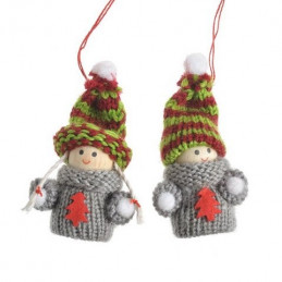 Pacynki , zawieszka 7cm, 2szt/kpl - ozdoba choinkowa