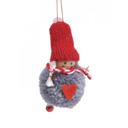 Pacynki na nartach 14cm, 2szt/kp - ozdoba choinkowa