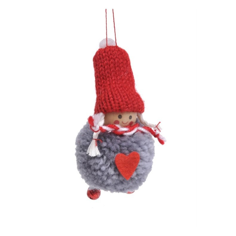 Pacynki na nartach 14cm, 2szt/kp - ozdoba choinkowa