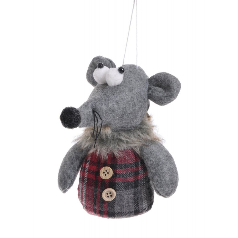Mysz zawieszka 15 cm - art. dekoracyjny