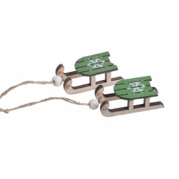 Saneczki 2szt-pacz..6 cm  -zawieszka