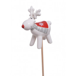 Renifer pik  8cm - ceramika