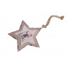 Gwiazda zawieszka 10 cm - blacha