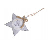 Gwiazda zawieszka 10 cm - blacha