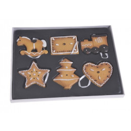 Choinkowe zawieszki 6-7,5cm 6szt/paczka