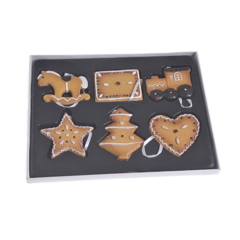 Choinkowe zawieszki 6-7,5cm 6szt/paczka