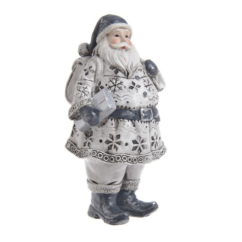 Figurka mikołaj z dzwoneczkiem / z prezentem ..16cm