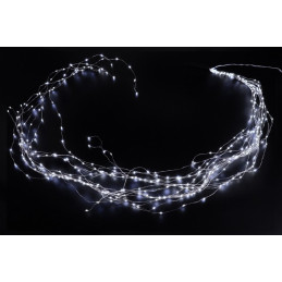 Lampki ledowe mini 720L, 22 x 2,4 m + 3m światło ciepłe