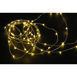 Lampki 100 LED 5m, zasilane 12V IP44