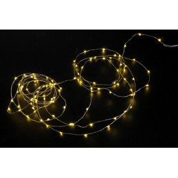 Lampki 100 LED 5m, zasilane 12V IP44