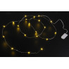 Lampki 50 LED 5 m , światło zimne,  zasilane 3AA