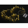 Lampki 100LED 1m , zasilane 3AA -światło ciepłe