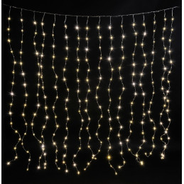 Lampki LED kurtyna 256L, 2 m +16-1,6 m +1,8 m zasilania
