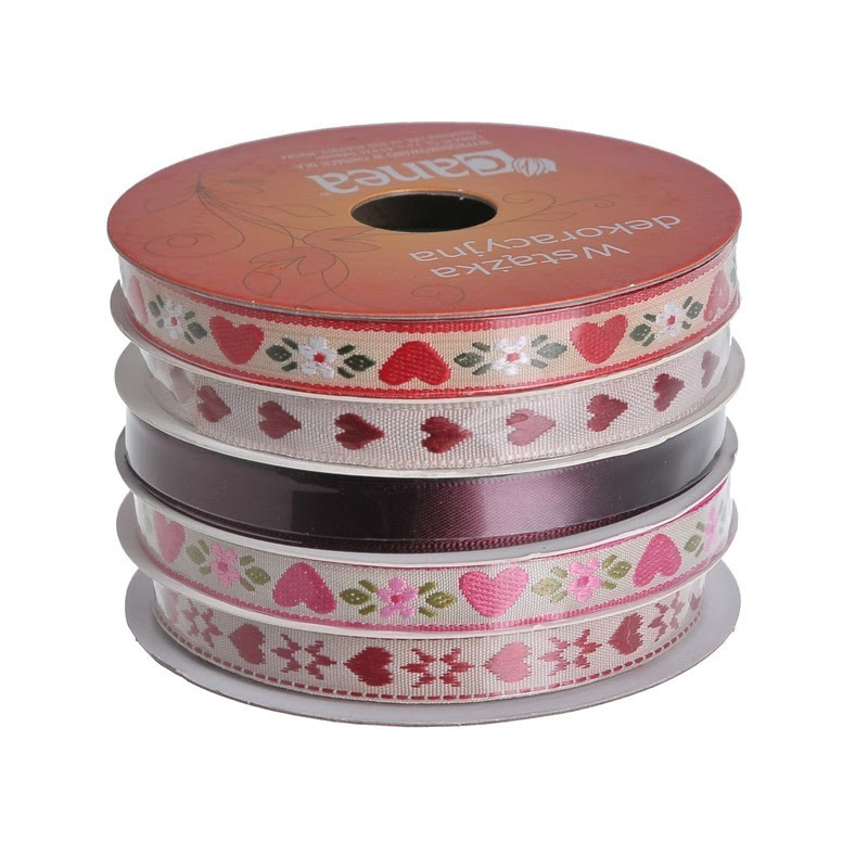 Wstążka dekoracyjna 1cm 1szt x 5 m