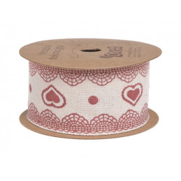 Wstążka bawełniana 3,8 cm x 5 m