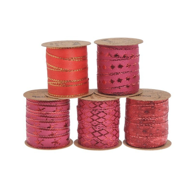 Wstążka 1cm x 3m kpl/20szt ZŁOTY