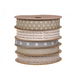 Wstążki 5szt-kpl MIX KOLORÓW