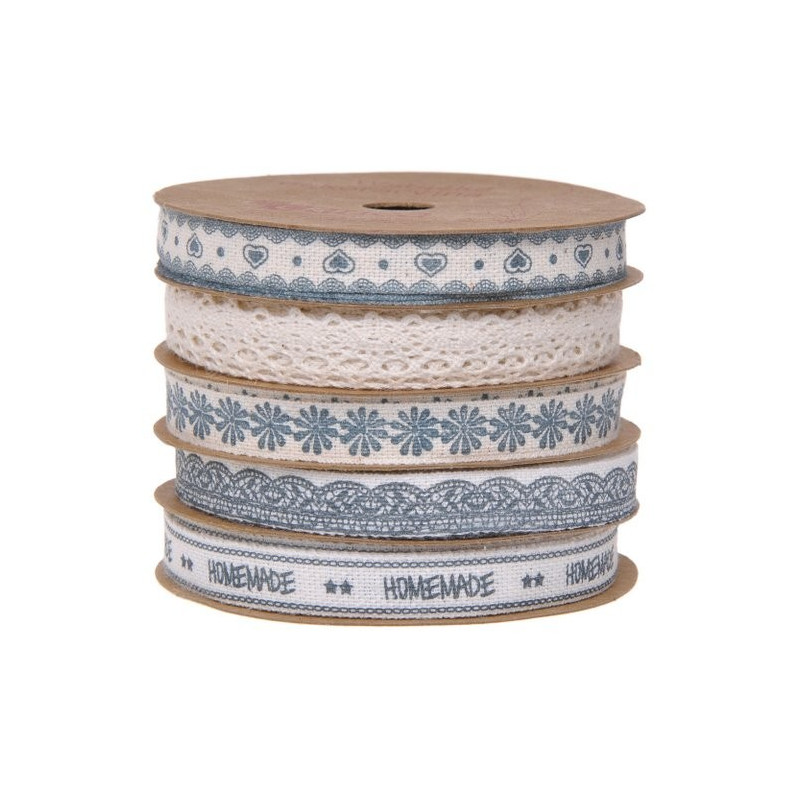 Wstążki 5szt-kpl MIX KOLORÓW