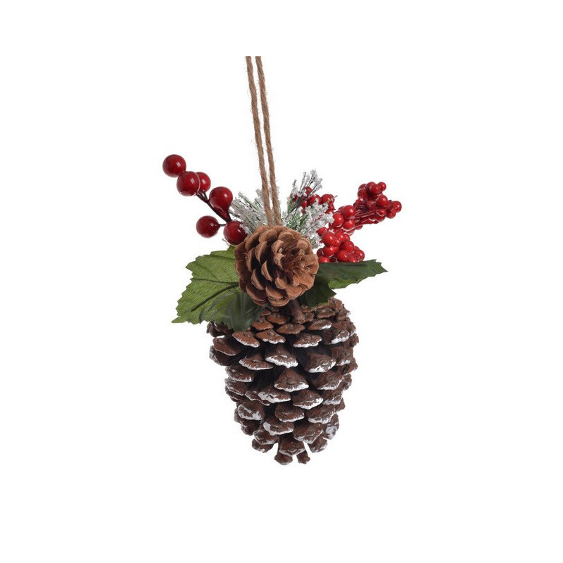 Szyszka zawieszka ze stroikiem IV..20 cm