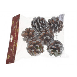 Szyszka ala bombka 6szt.paczka..5 cm