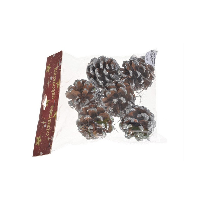 Szyszka ala bombka 6szt.paczka..5 cm