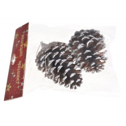 Szyszka ala bombka 2szt.paczka..10 cm