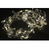 Lampki ledowe kryształki 60L, 3 x 2m, zasilane 12V 3 m