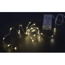 Lampki ledowe 30L,150cm+30cm, zasilanie 2AA