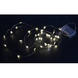 Lampki ledowe gwiazdki 40L, 30 cm