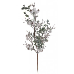 Gałązka z oszronionym głogiem..64cm