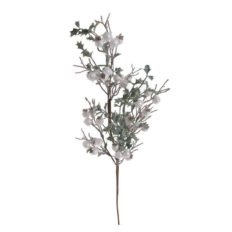 Gałązka z oszronionym głogiem..64cm