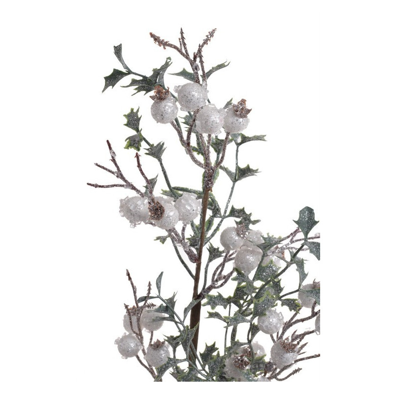 Gałązka z oszronionym głogiem..64cm
