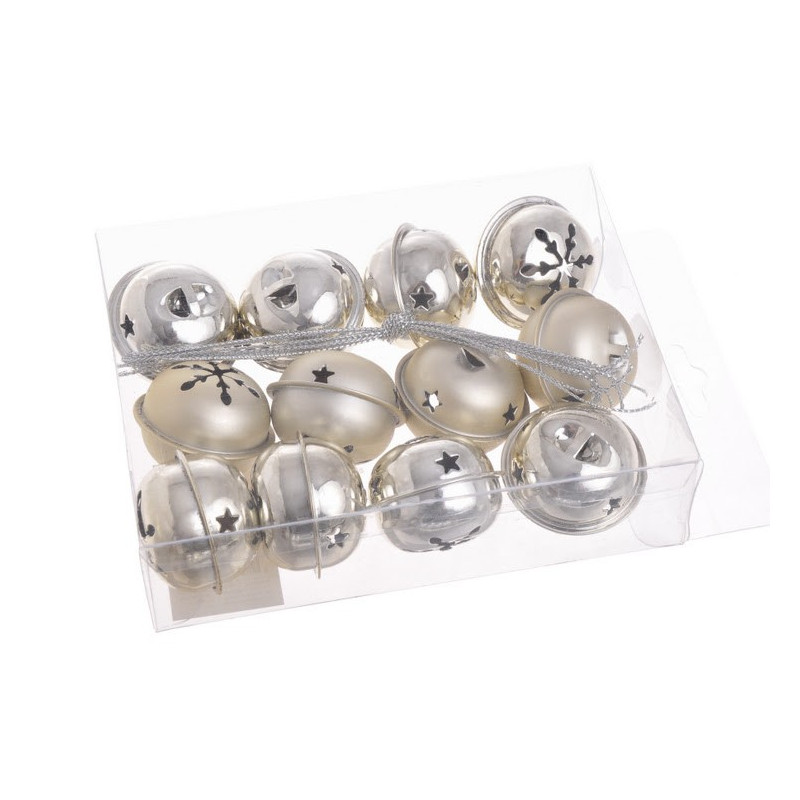 Dzwoneczki 4cm, zawieszki 12sztuk