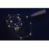 Lampki 20LED, 1m, zasilane 1AAA korek do wina..1 m
