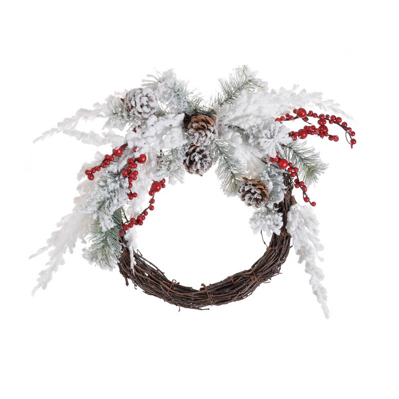 Wieniec 40 cm - zimowa dekoracja