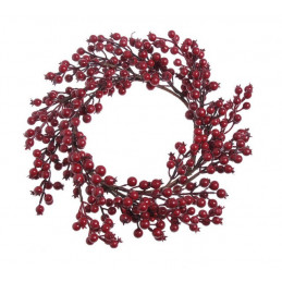 Wianek z głogu..40 cm