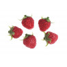Truskawki sztuczne, 3,5cm, 18szt-paczka