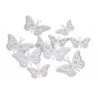 Motyl wykrawany ażurowy 10szt-paczka 7-10 cm