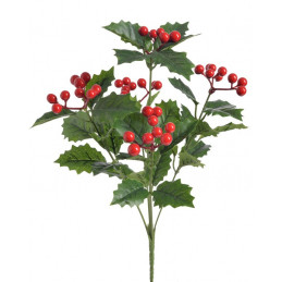 Bukiet ostrokrzewu..32cm - sztuczna roślina