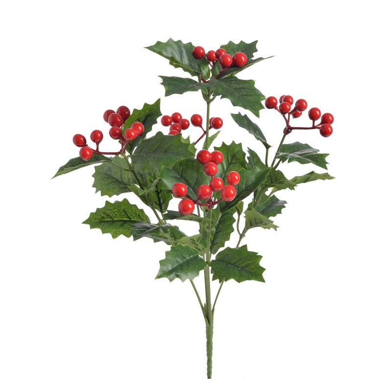 Bukiet ostrokrzewu..32cm - sztuczna roślina