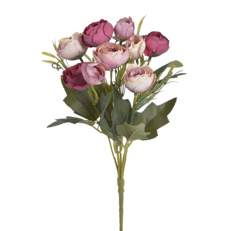 Bukiecik kamelek 6+3, 25 cm - sztuczna roślina