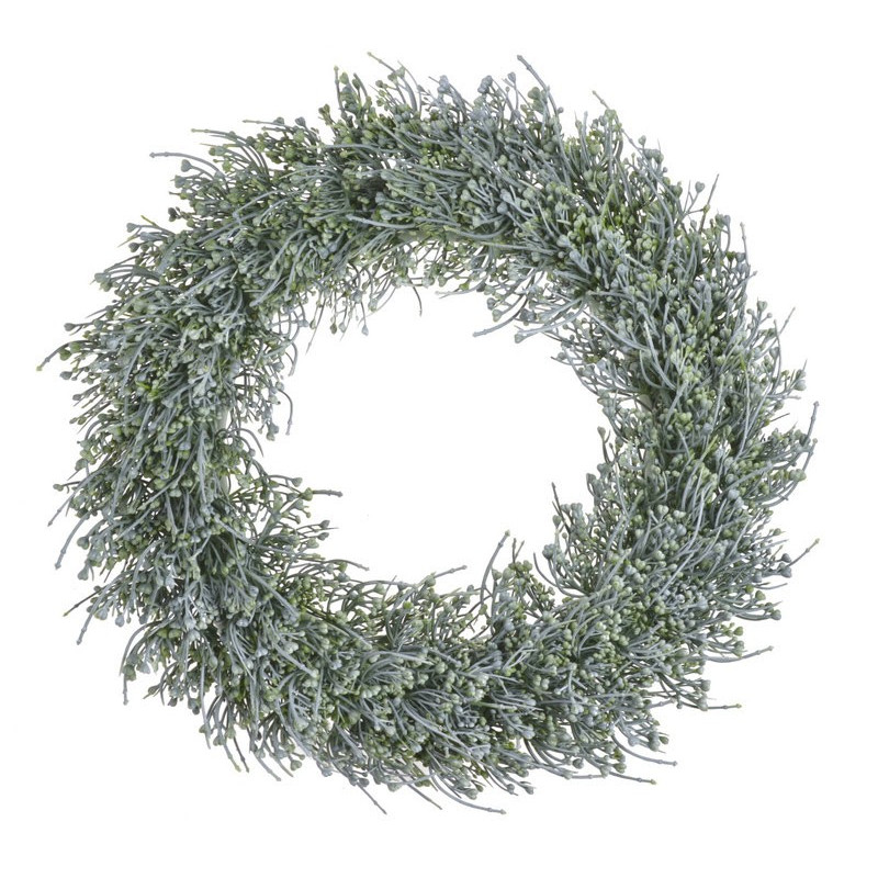 Wianek z pąkami 40cm