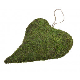 Serce 19x26cm - wyrób z mchu