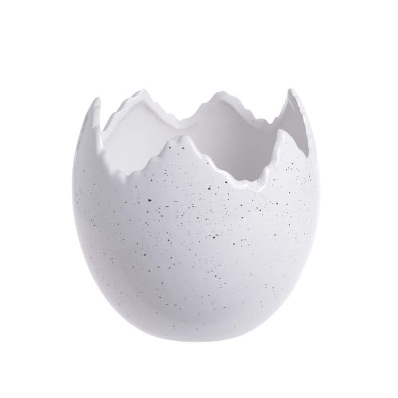 Nakrapiana osłonka skorupka 12x11cm - wyrób ceramiczny
