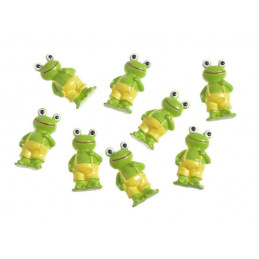 Naklejki żaby 8szt-kpl..3cm