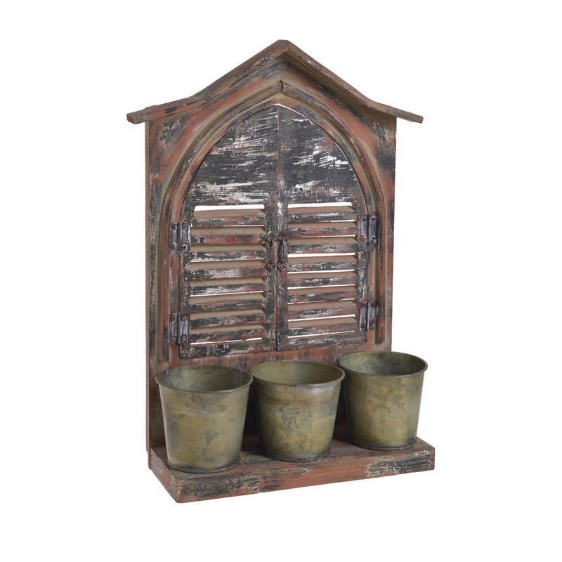 Okiennica + 3 osłonki..30,5x12,5x49 cm